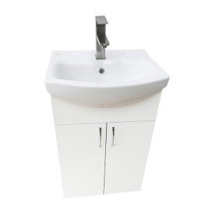 Тумба з умивальником Церсанія (50 см) + змішувач 